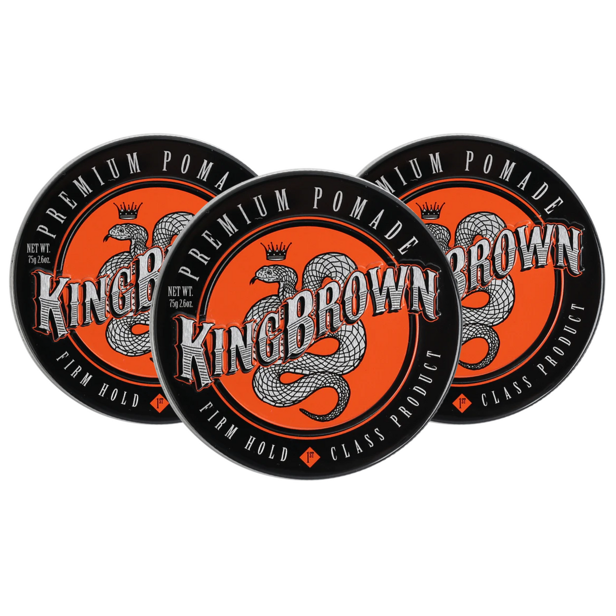 King Brown Premium Pomade Trio