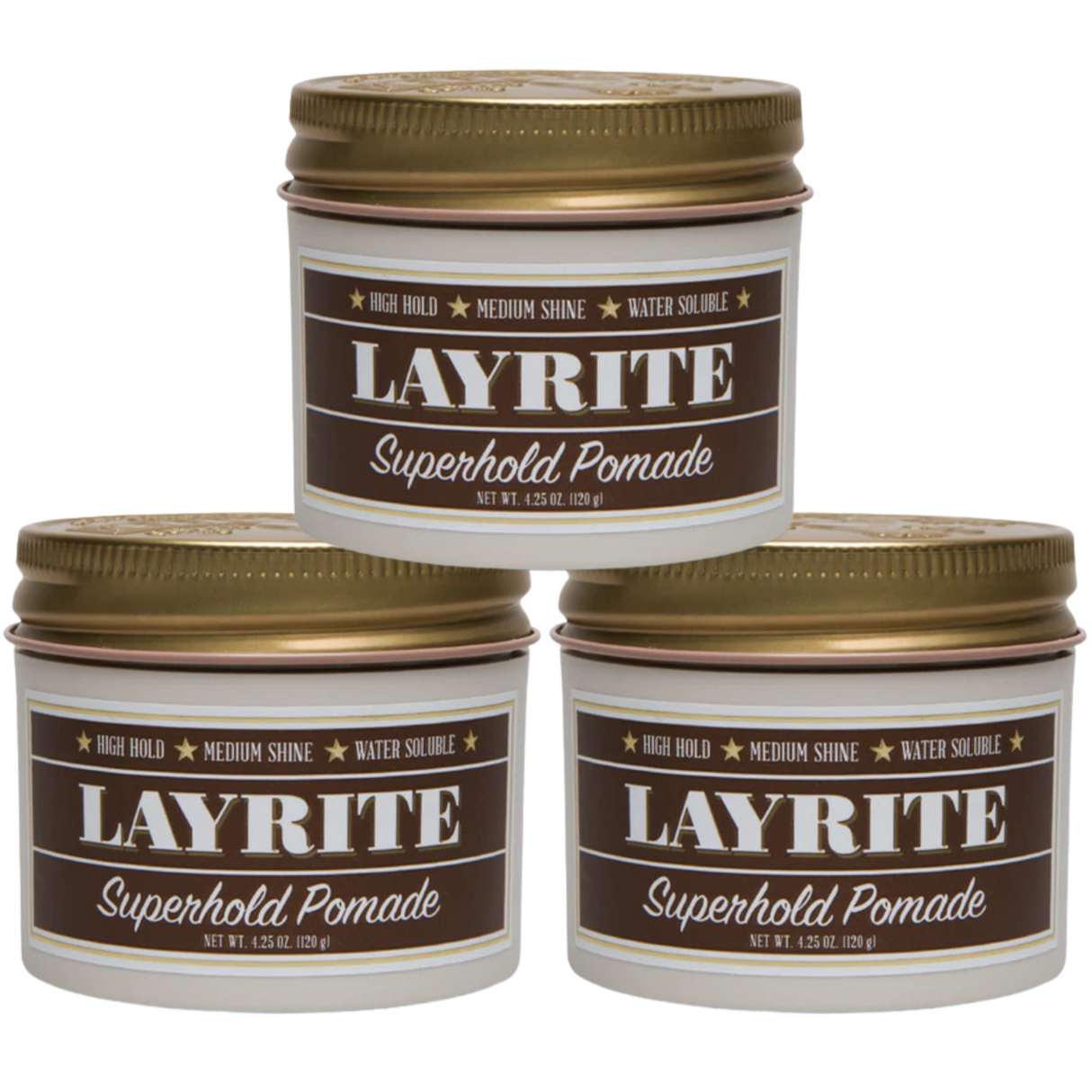 Layrite Superhold Pomade Trio