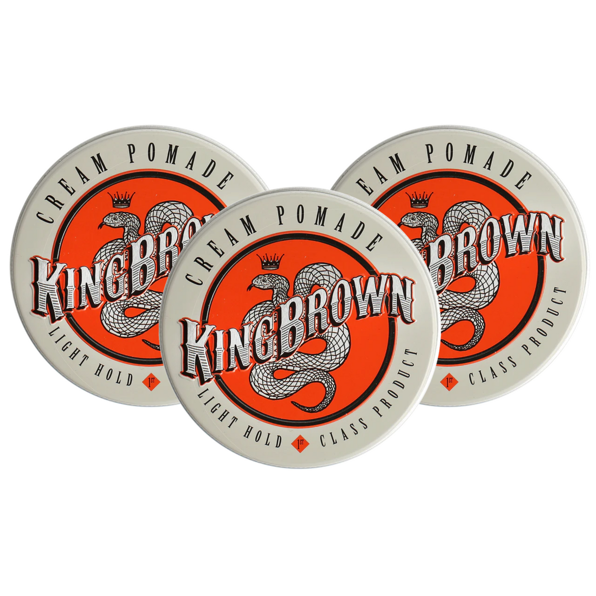 King Brown Cream Pomade Trio