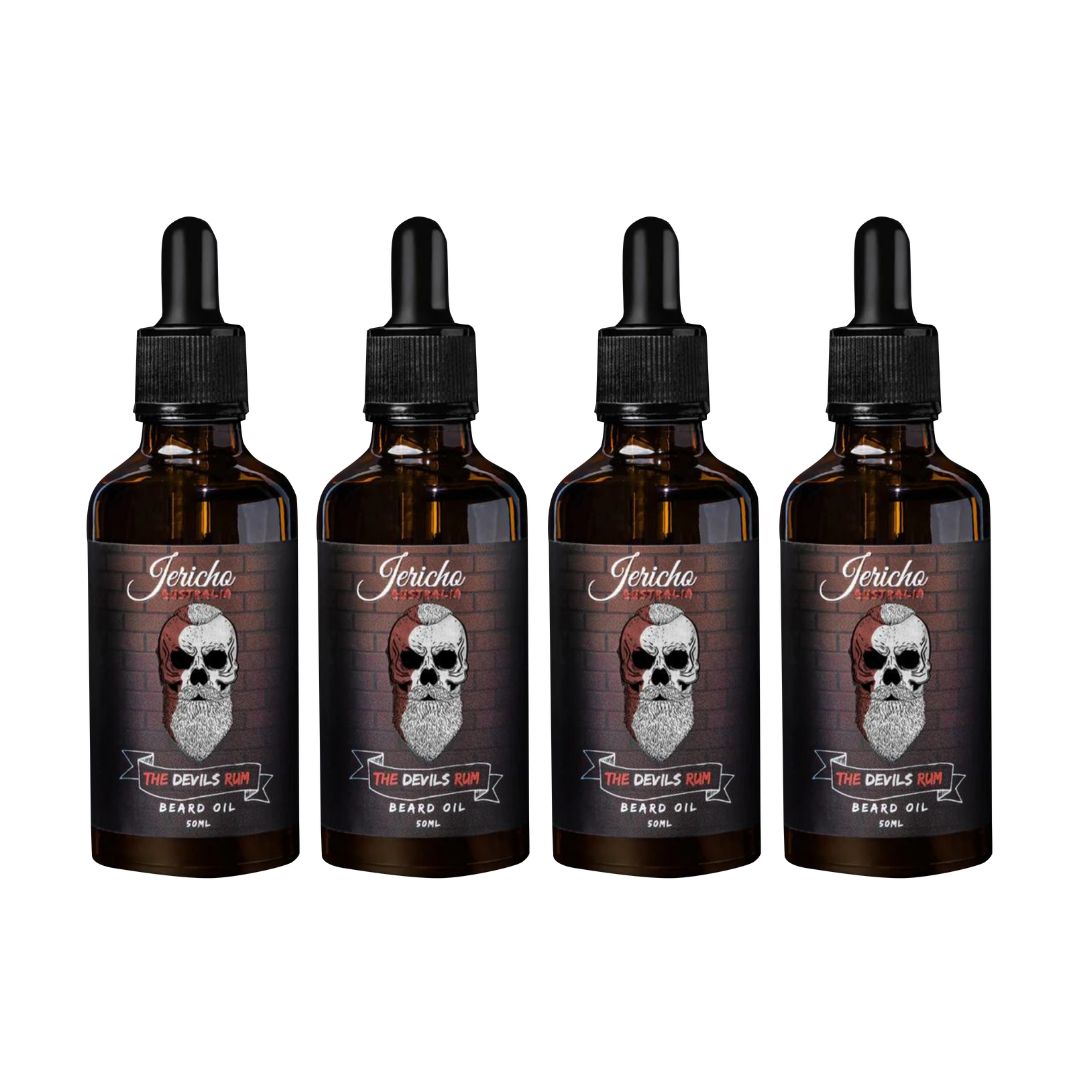 The Devil's Rum Beard Oil Quad