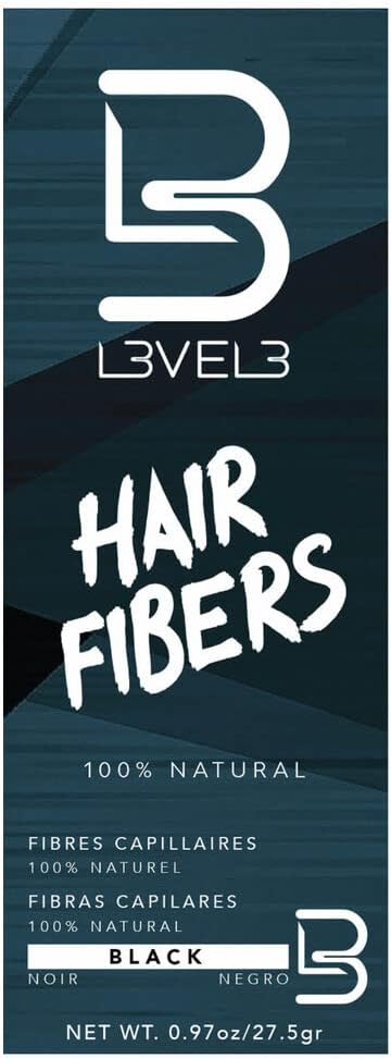 L3VEL 3 Hair Fibers - Black