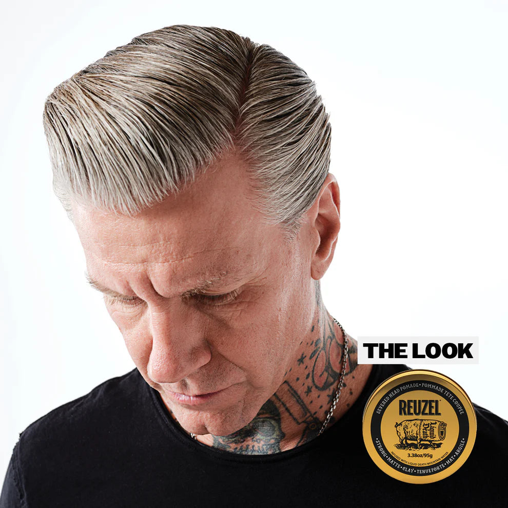 Liquid Death Severed Head Clay Pomade