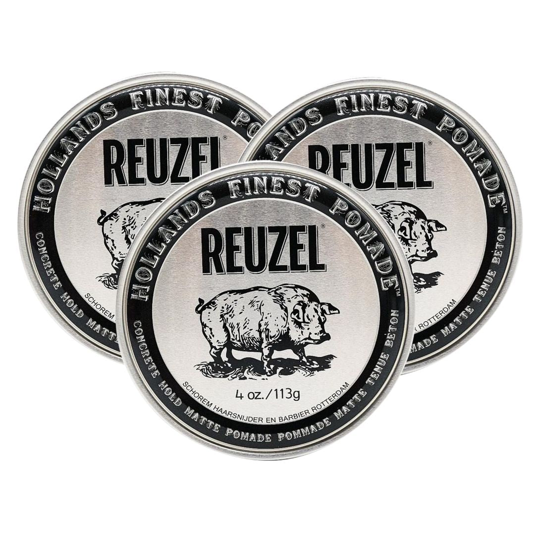 Reuzel Concrete Hold Matte Pomade Trio
