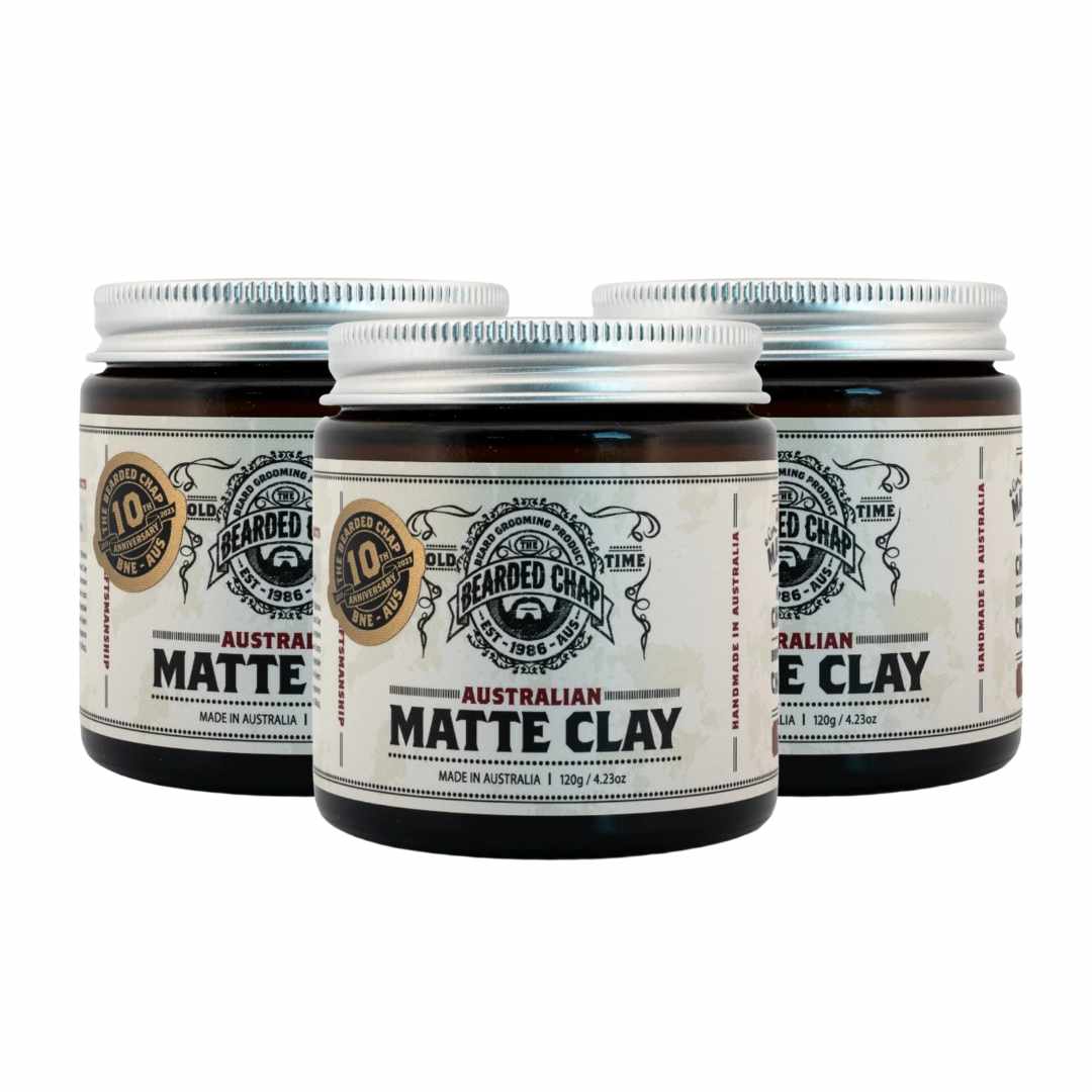 The Bearded Chap Australian Matte Clay Trio