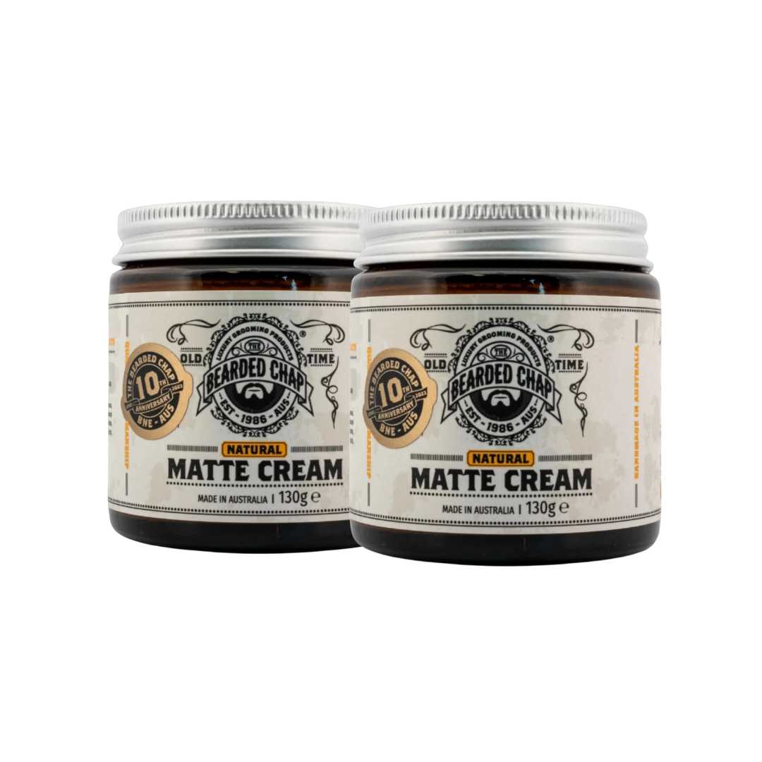 The Bearded Chap Natural Matte Cream Duo