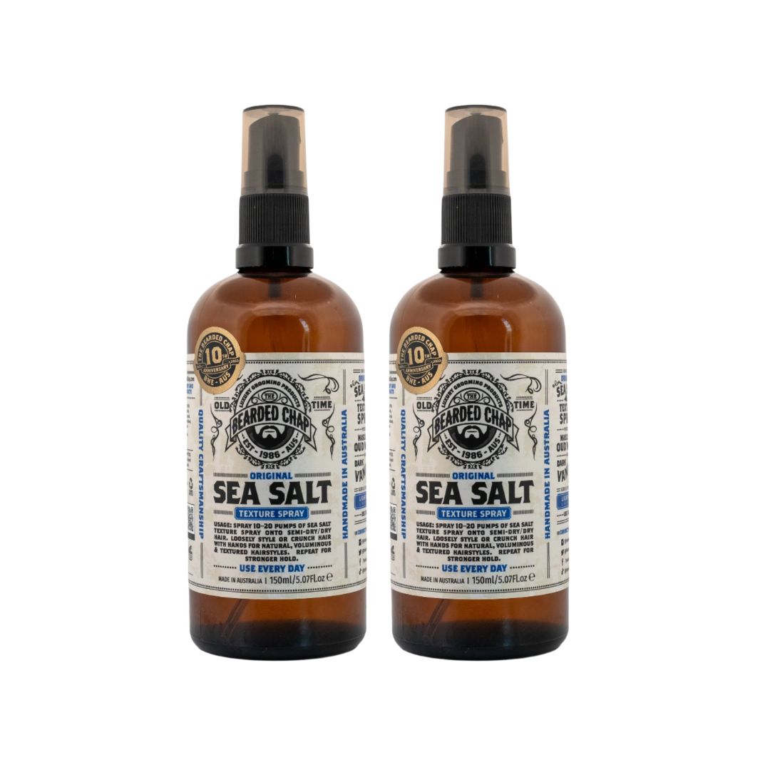 The Bearded Chap Original Sea Salt Texture Spray Duo - 150ml