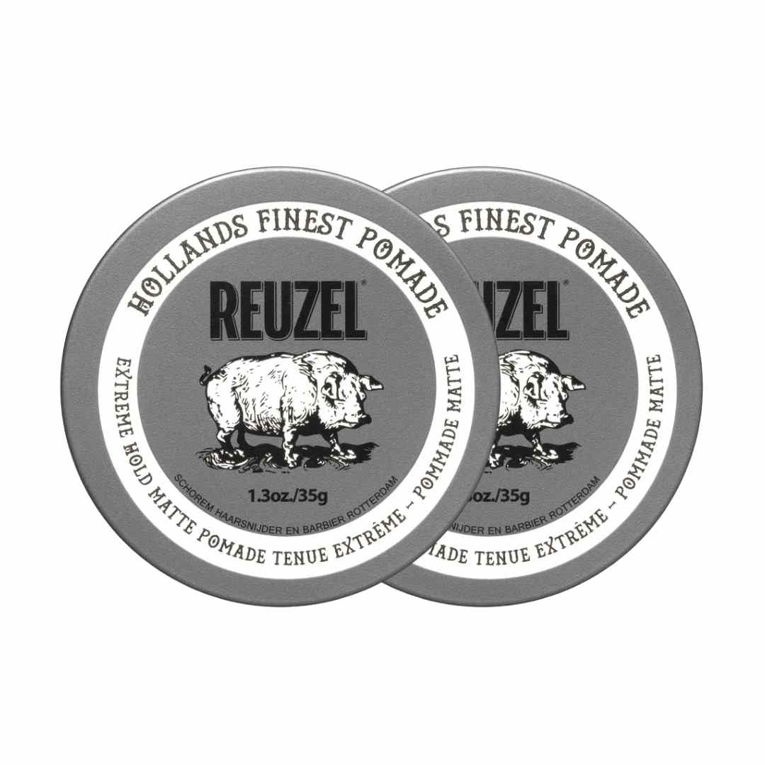 Reuzel Extreme Hold Matte Pomade Duo
