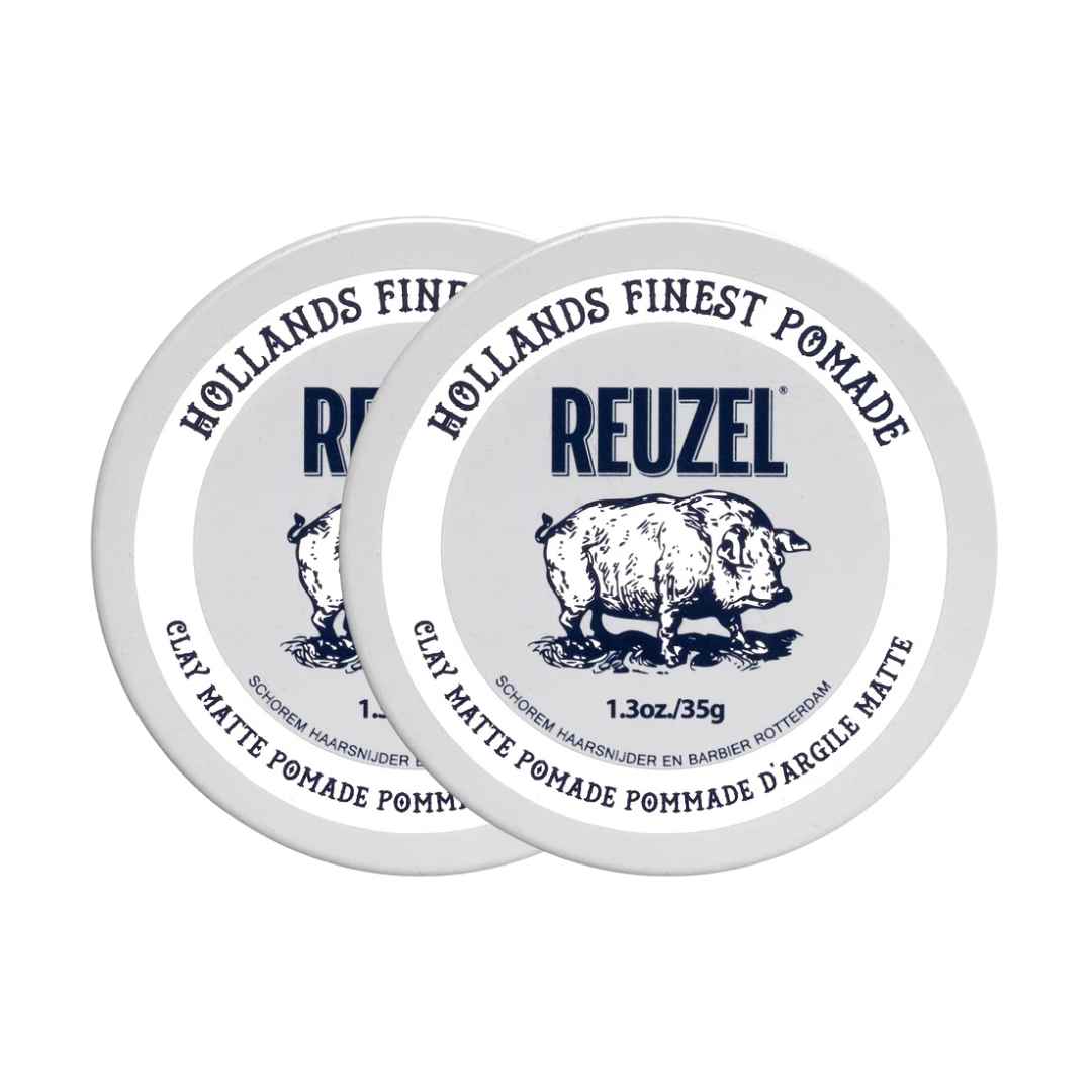 Reuzel Clay Matte Pomade Duo