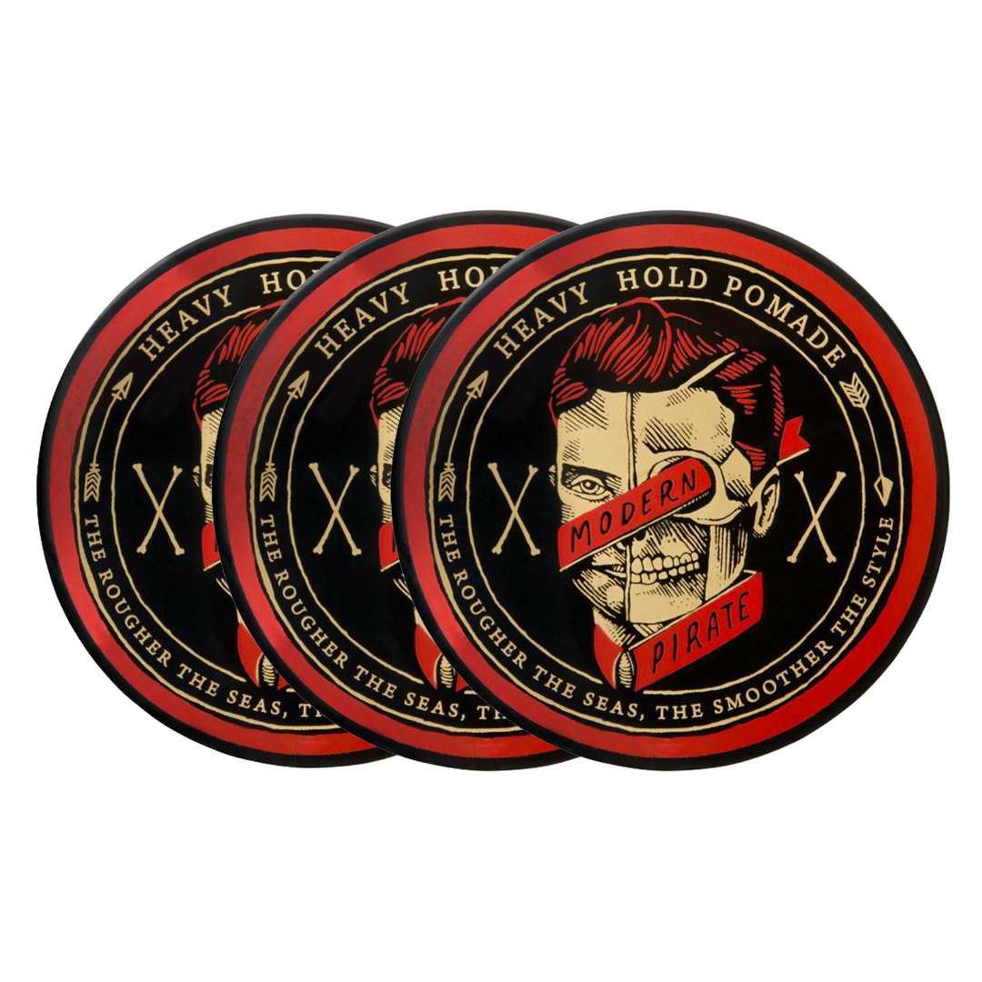 Modern Pirate Heavy Hold Pomade Trio