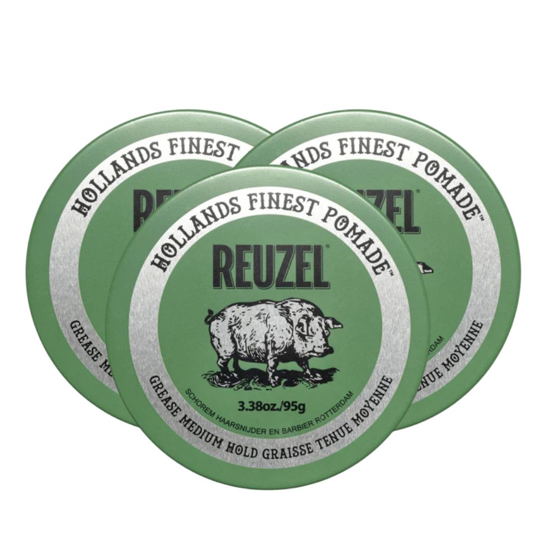Reuzel Green Pomade Grease Trio