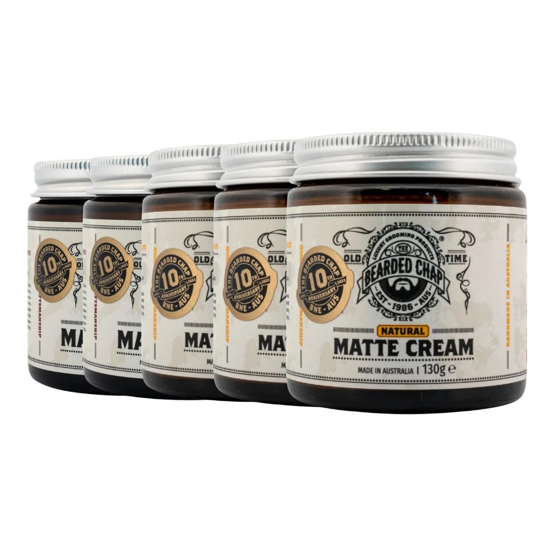 The Bearded Chap Natural Matte Cream Five Pack