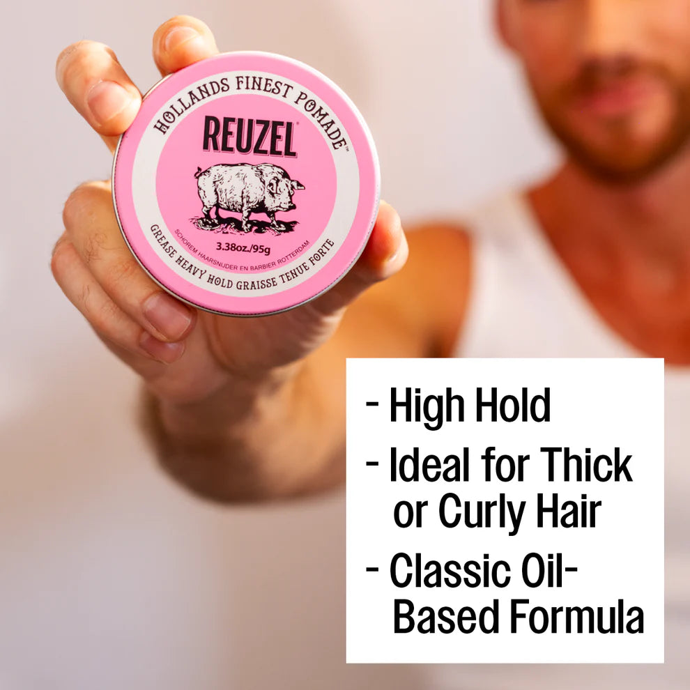 Pink Pomade Grease Heavy Hold