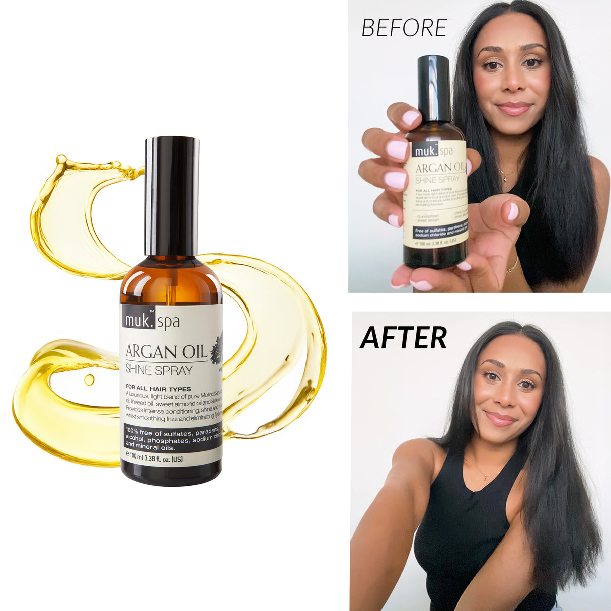 muk Spa Argan Oil Shine Spray