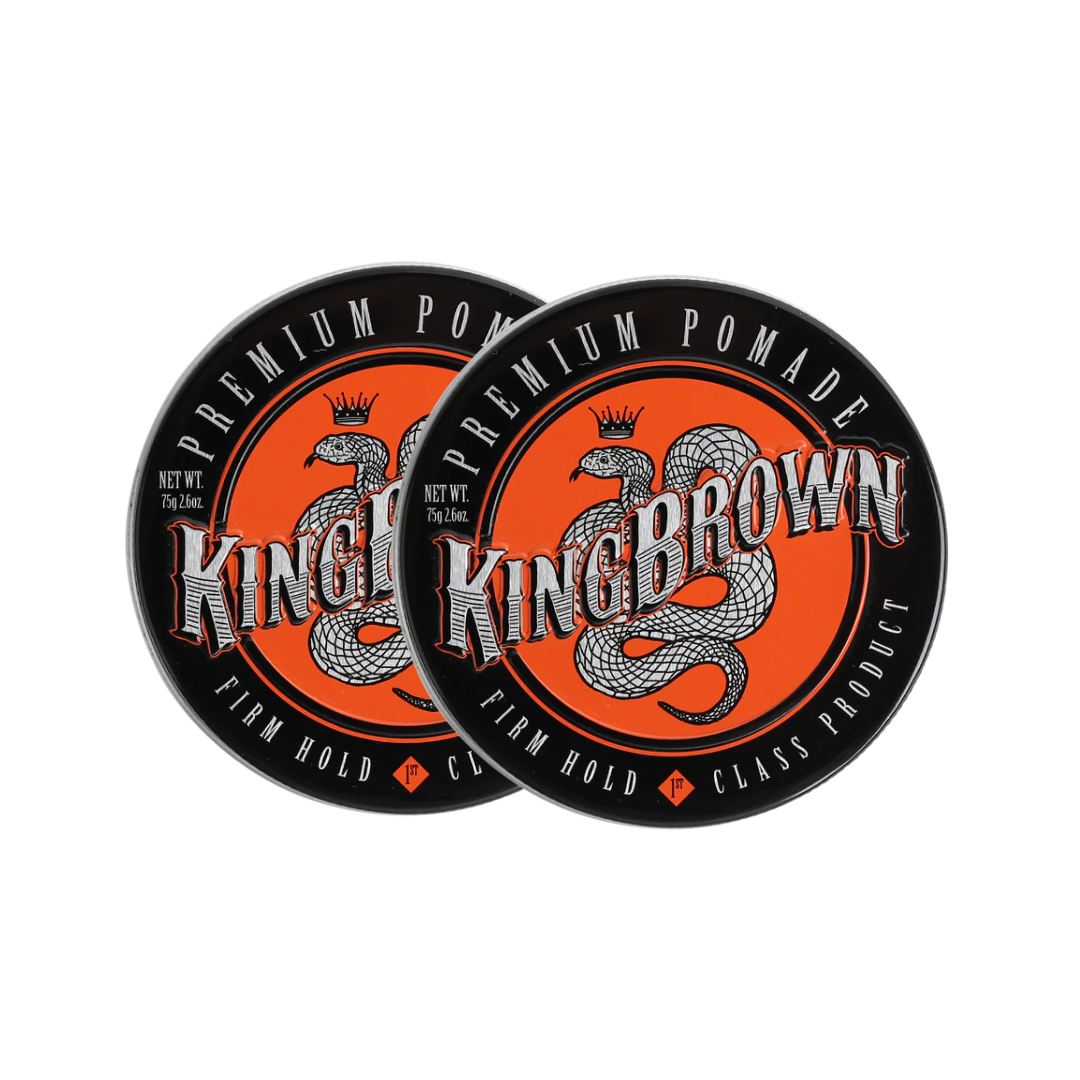 King Brown Premium Pomade Duo