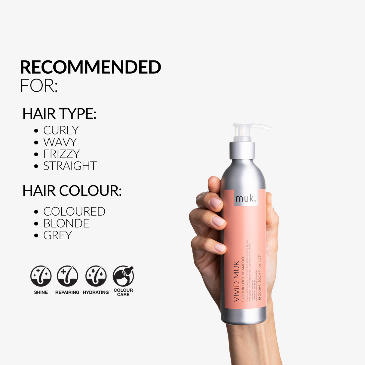 Vivid muk Colour Lock Shampoo