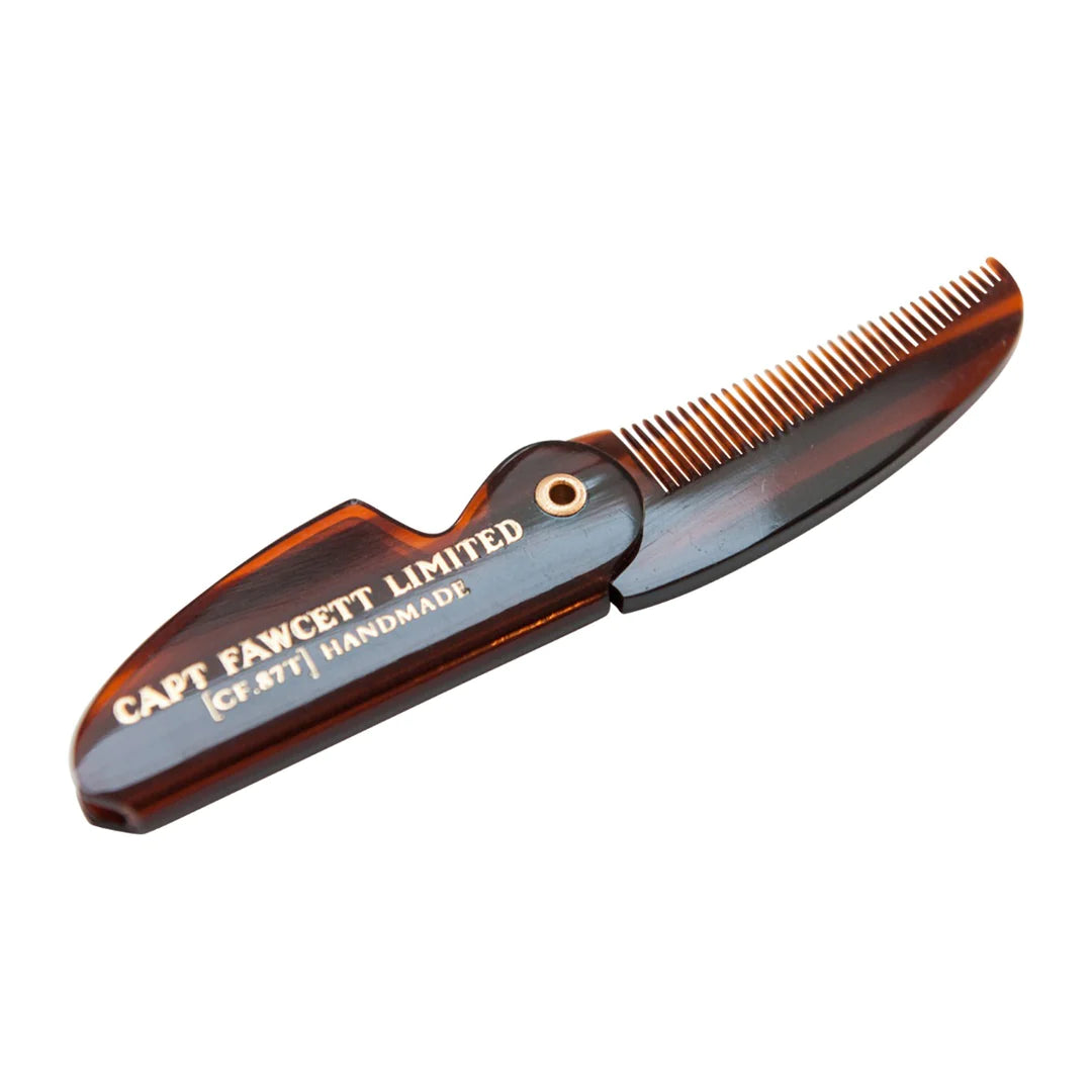 Folding Moustache Comb