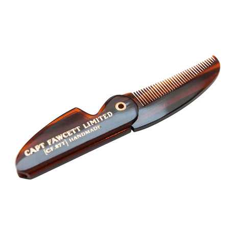 Captain Fawcett's Folding Moustache Comb