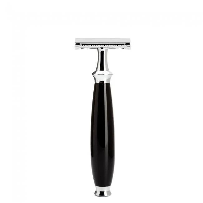 Mühle Safety Razor Closed Comb Black Resin