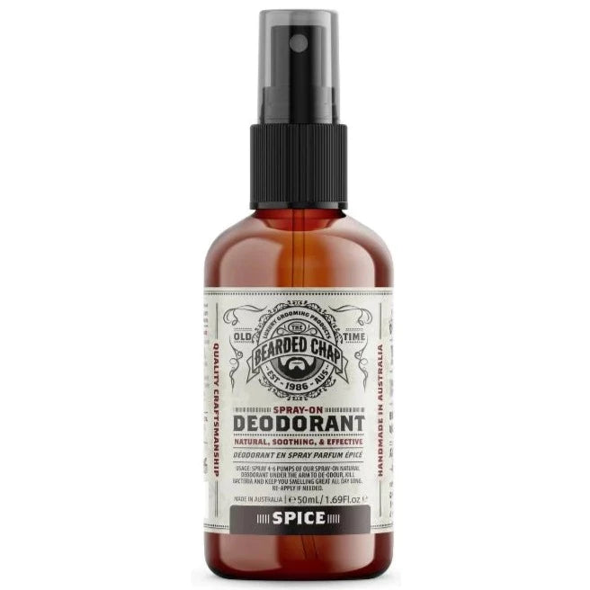 The Bearded Chap Spice Spray-On Deodorant