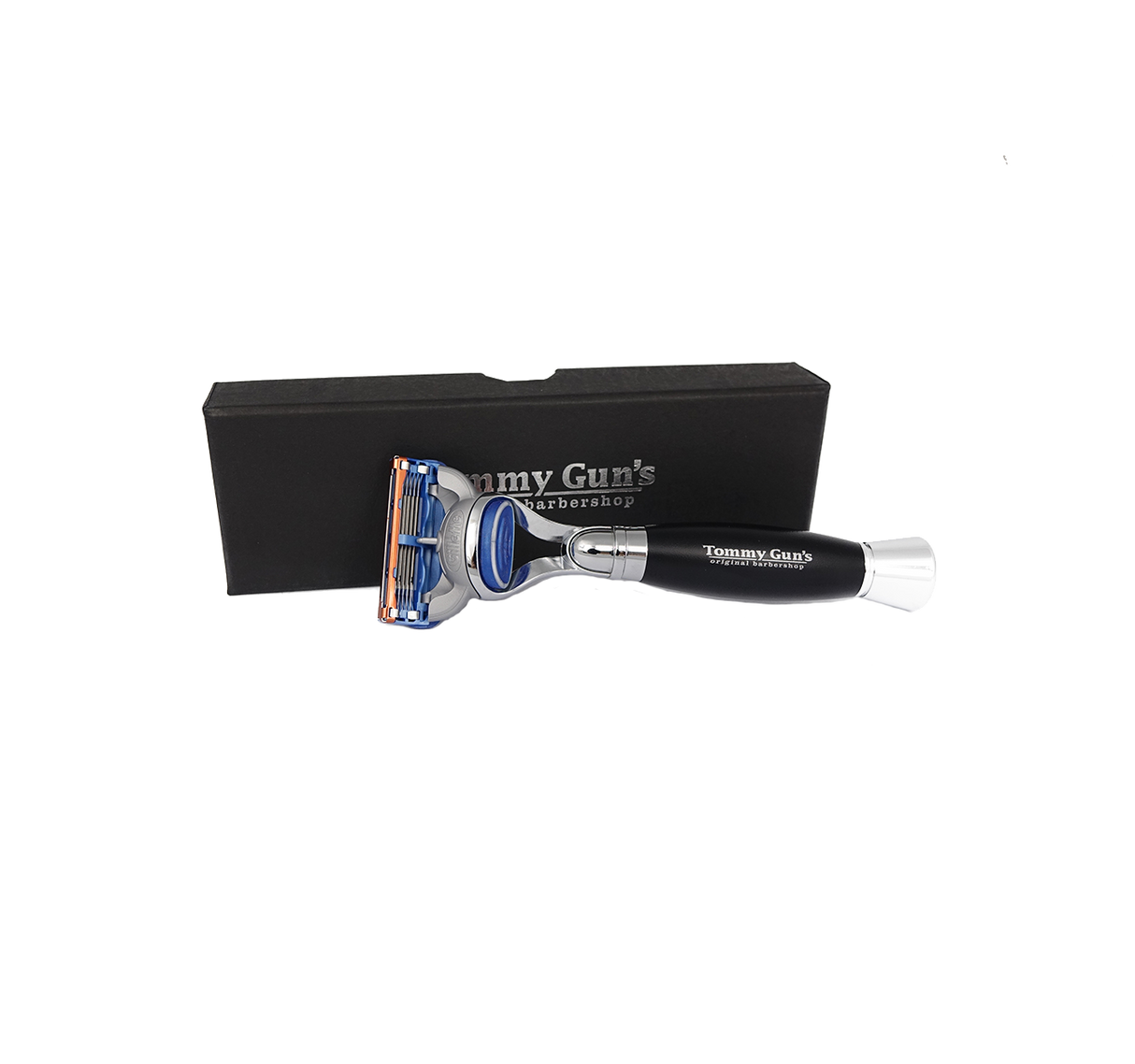 Tommy Gun's Shave Tommy Guns Fusion Razor Metal Black FU-09EB