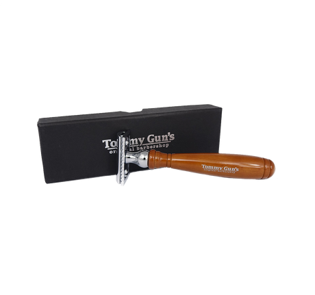 Tommy Gun's Shave Tommy Guns Safety Razor Beechwood DE-01RWS