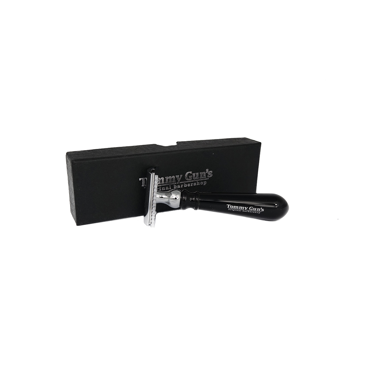 Tommy Gun's Safety Razor Resin Black DE-05EB – Tommy Gun's Australia