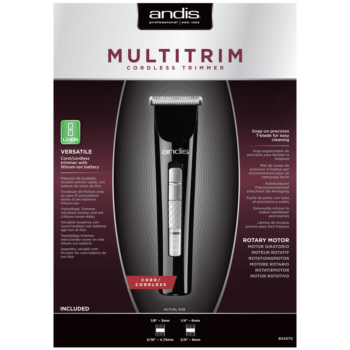 Andis Multi Trim Cordless Trimmer