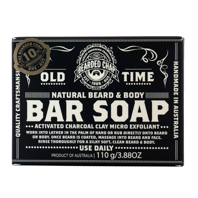 The Beaded Chap Natural Beard & Body Bar Soap