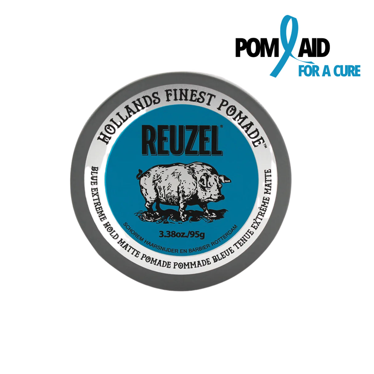 Blue Extreme Hold Matte Pomade – PCF Limited Edition