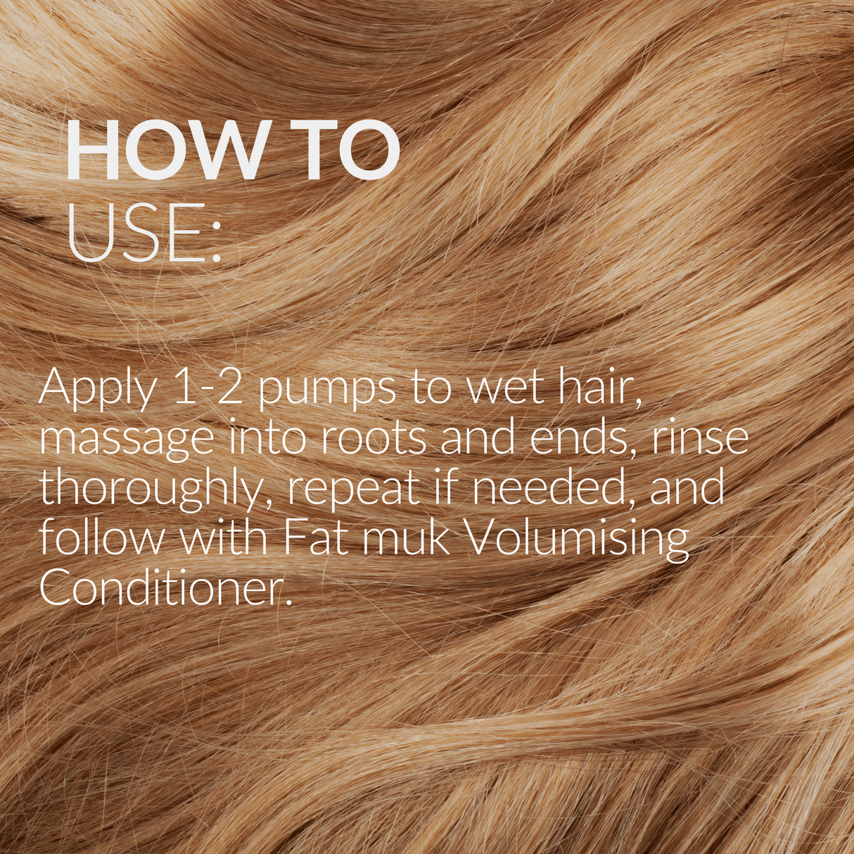 Fat muk Volumising Shampoo