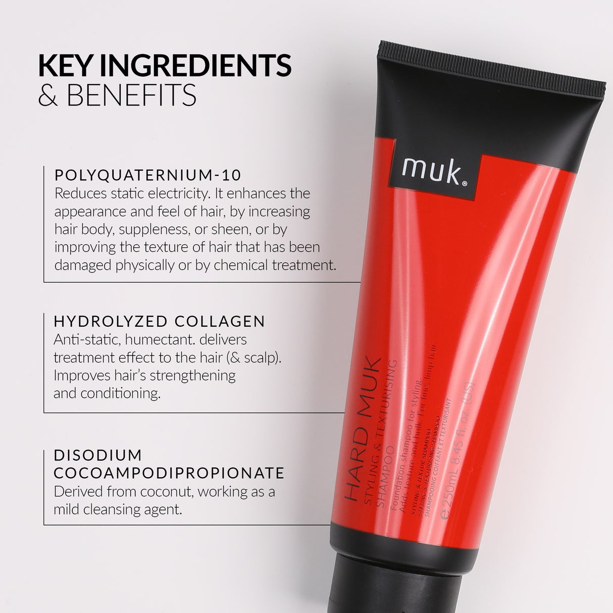 Hard muk Styling & Texturising Shampoo