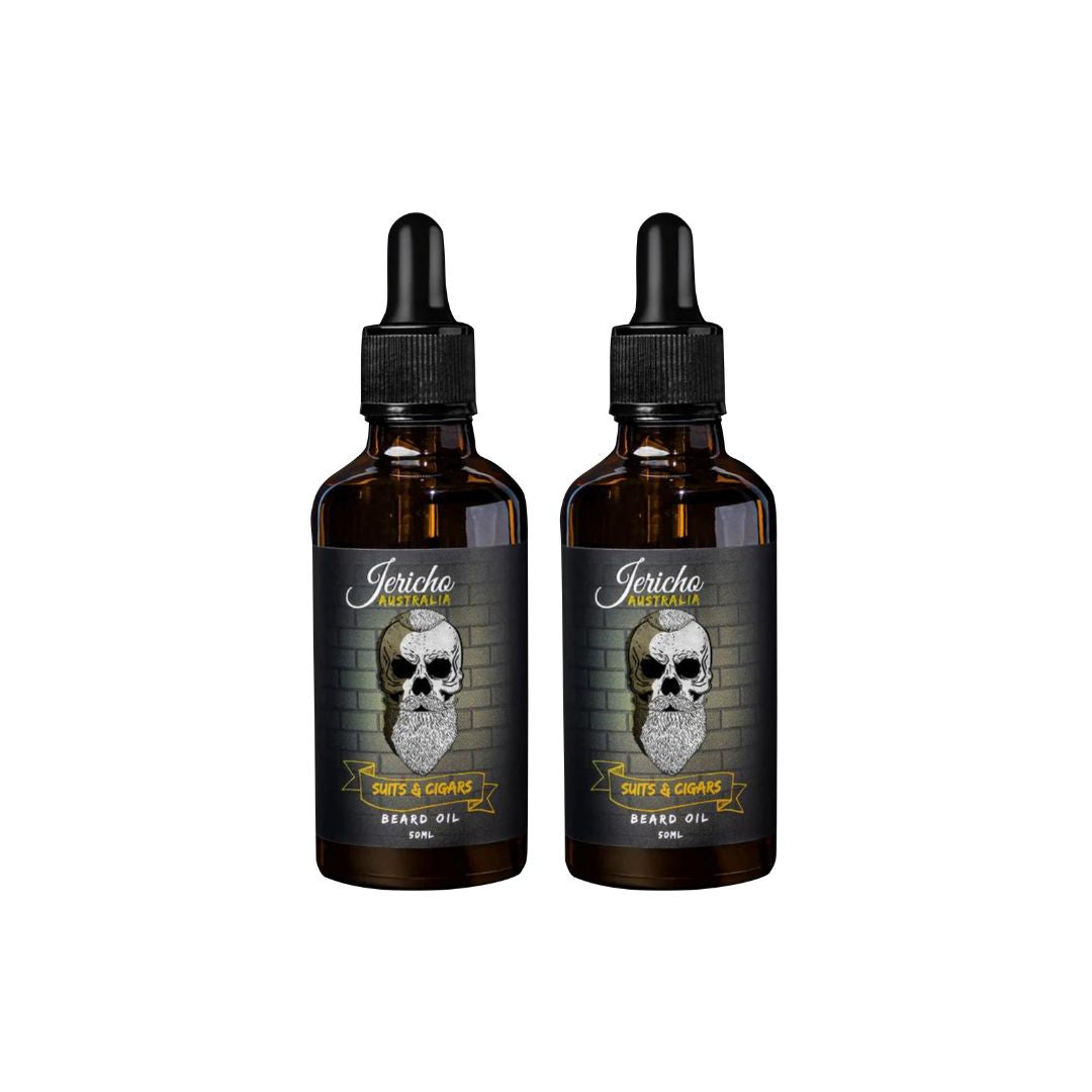 Suits & Cigars Beard Oil Duo
