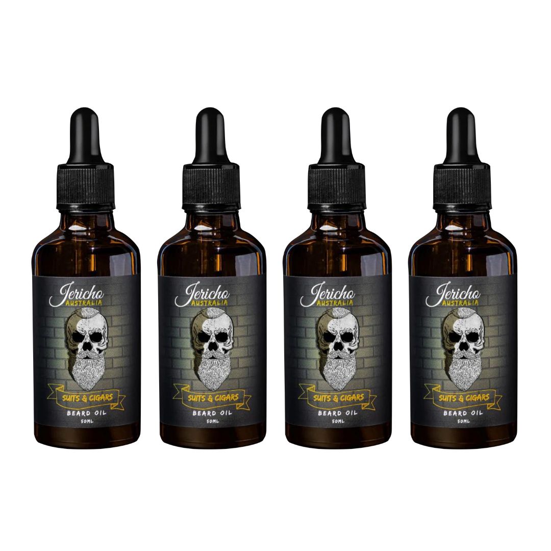 Suits & Cigars Beard Oil Quad
