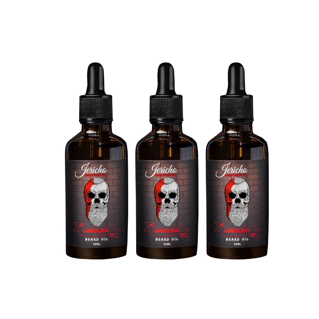 Lumberjack Beard Oil Trio
