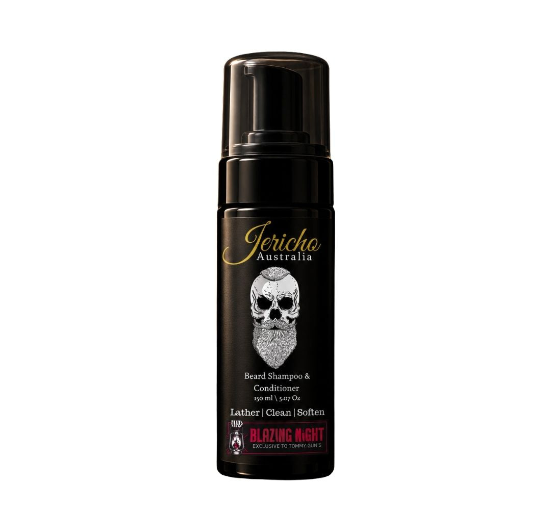 Exclusive Jericho Blazing Night 2 in 1 Beard Shampoo & Conditioner
