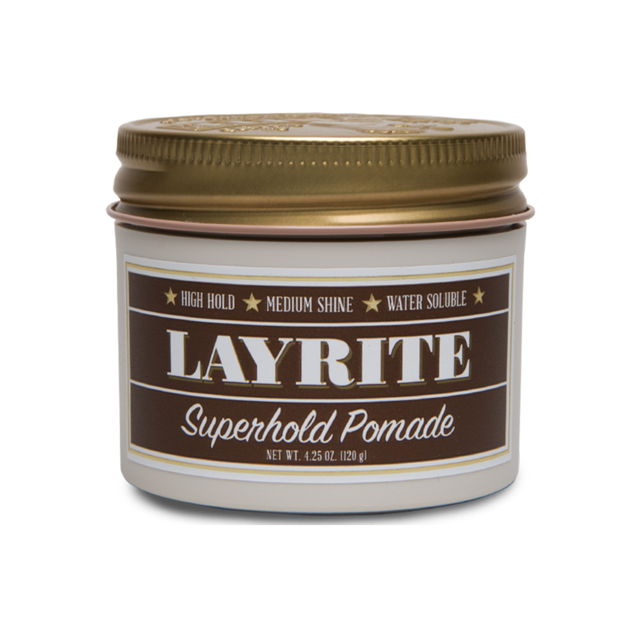 Layrite Superhold Pomade (High Hold, Medium Shine, Water Soluble