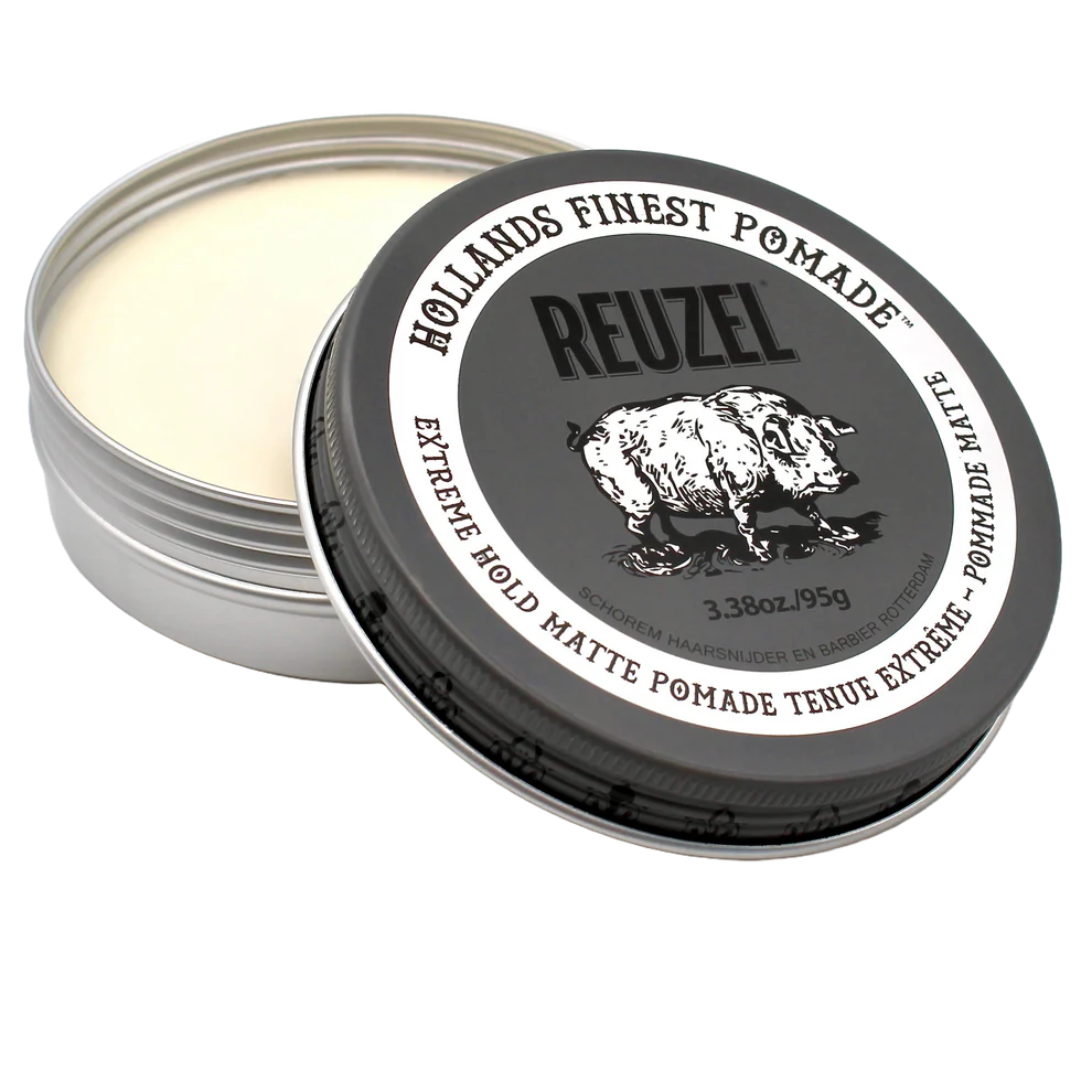 Onyx Black Clipper & Reuzel Extreme Hold Pack
