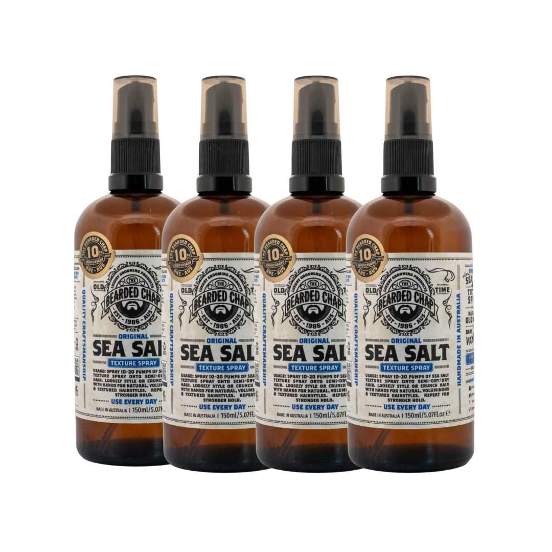 The Bearded Chap Original Sea Salt Texture Spray Quad - 150ml – Tommy ...