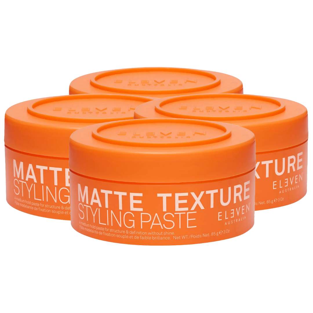 ELEVEN Matte Texture Styling Paste Quad