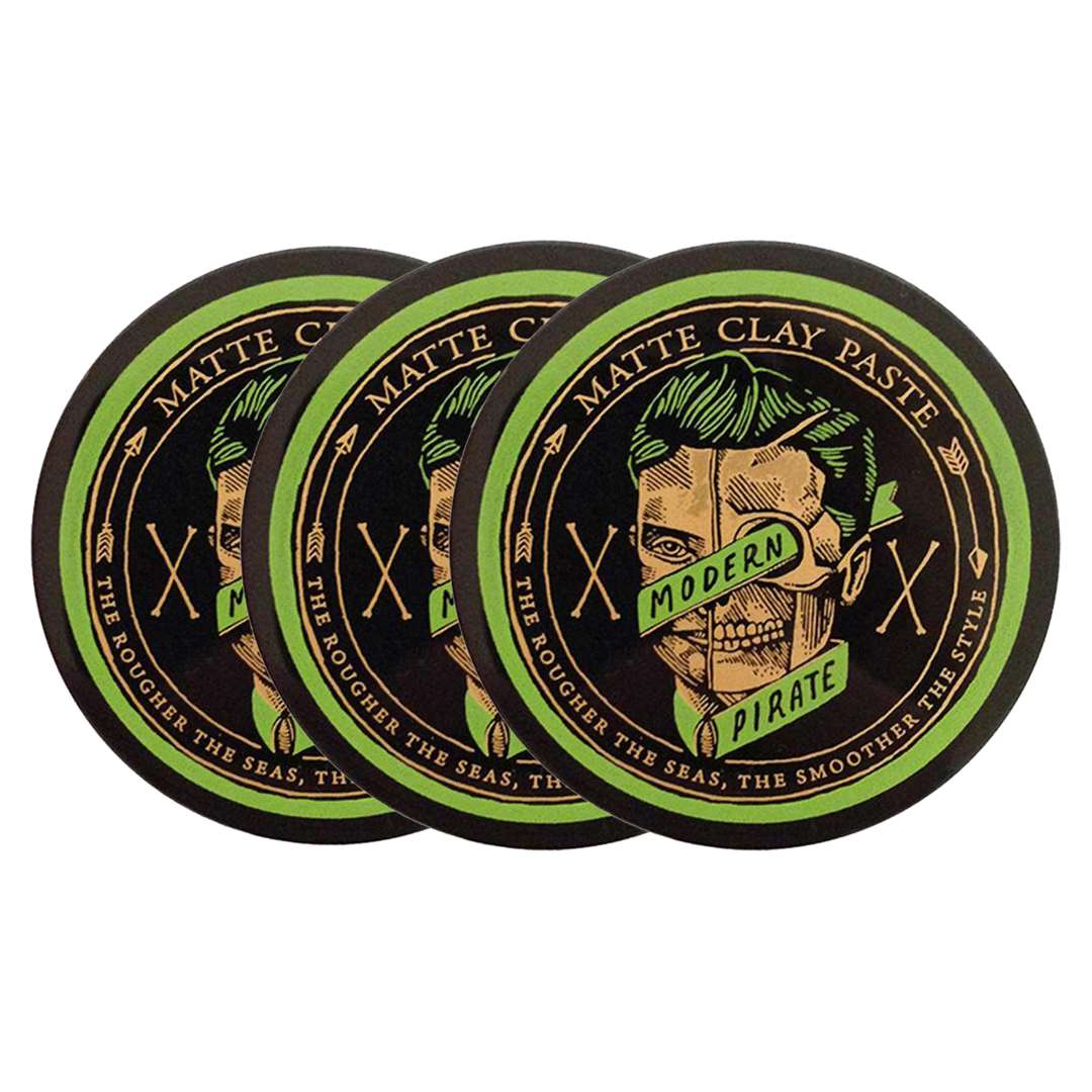 Modern Pirate Matte Clay Paste Trio