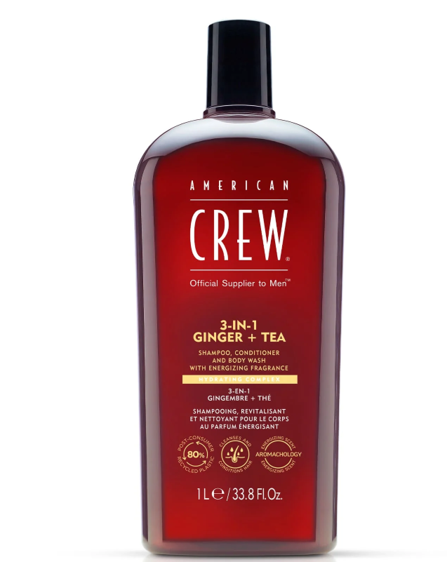 American Crew 3 in 1 Energising Ginger and Tea