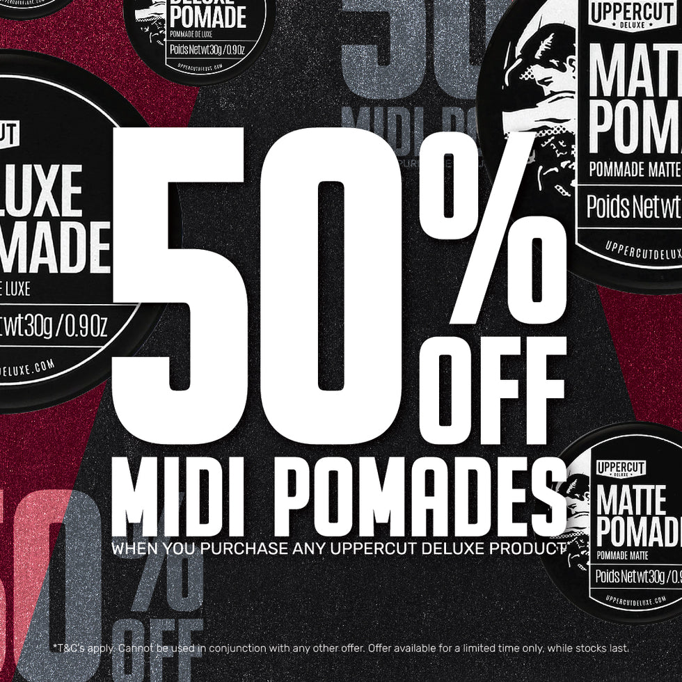 50% off Uppercut Deluxe Midi Pomades