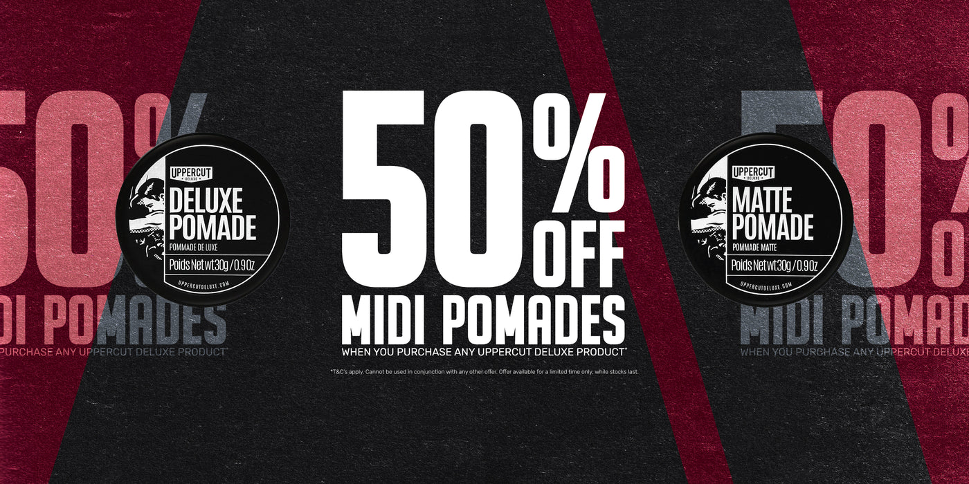 50% off Uppercut Deluxe Midi Pomades