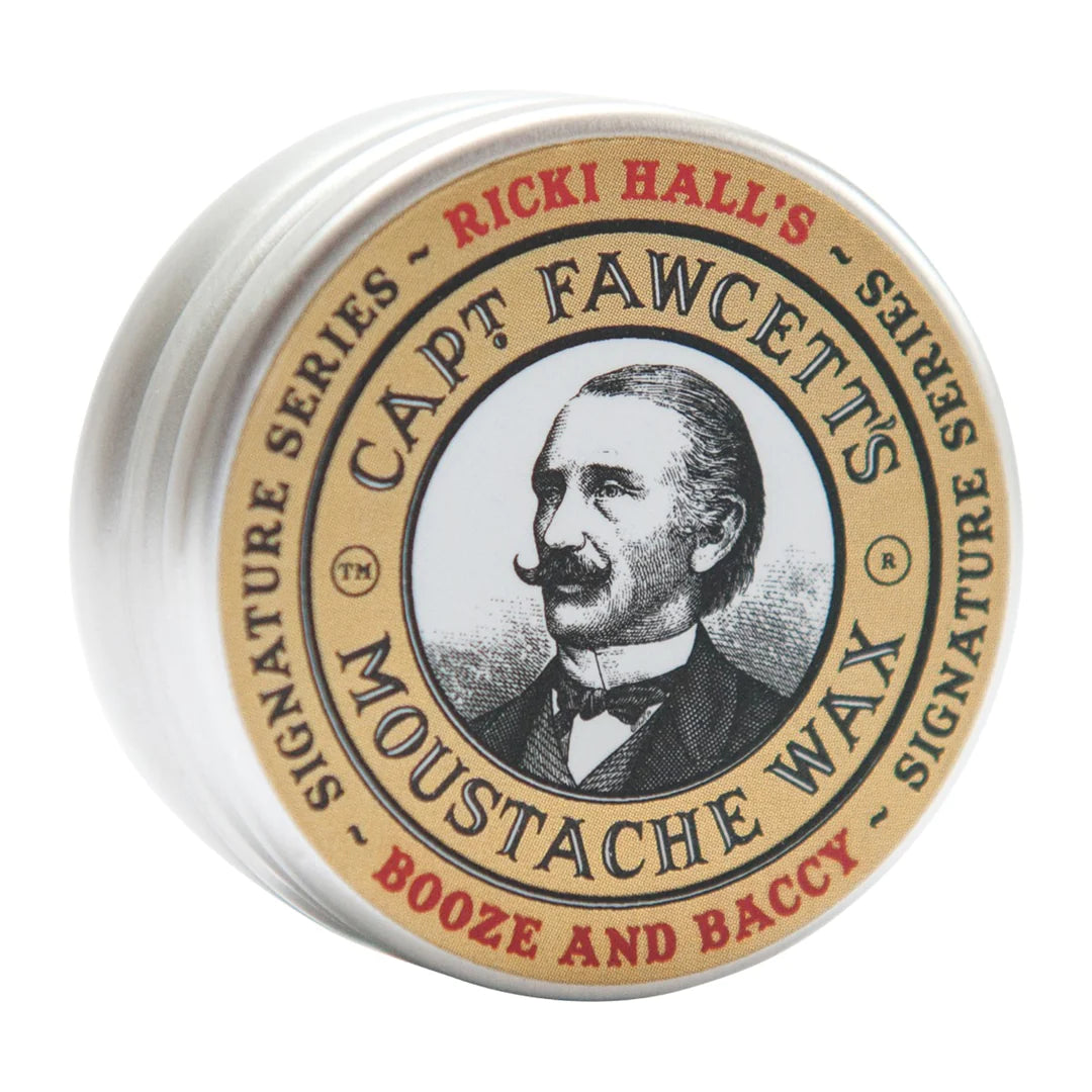 Captain Fawcett's Booze & Baccy Moustache Wax | Tommy Gun's Barbershop ...