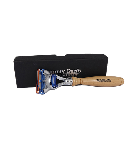 Tommy Gun's Shave Tommy Guns Fusion Razor Beechwood FU-01BE