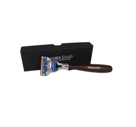 Tommy Gun's Shave Tommy Guns Fusion Razor Beechwood FU-01RWM
