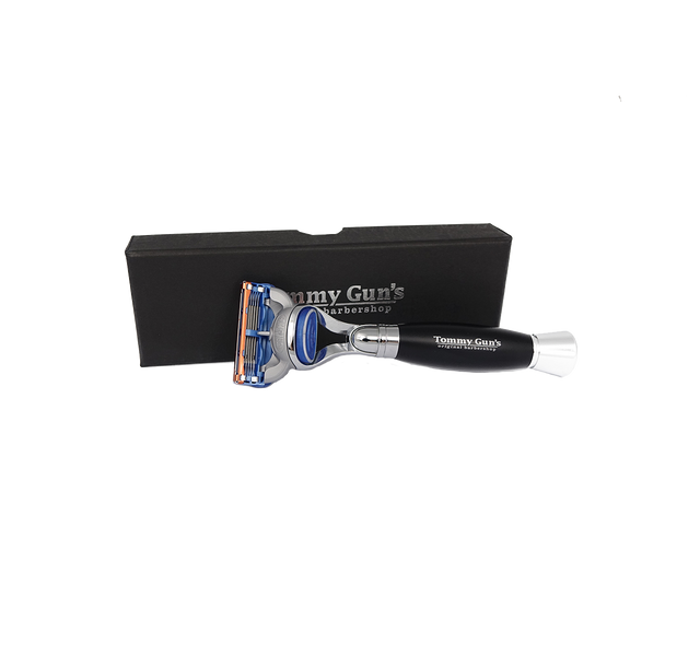 Tommy Gun's Shave Tommy Guns Fusion Razor Metal Black FU-09EB